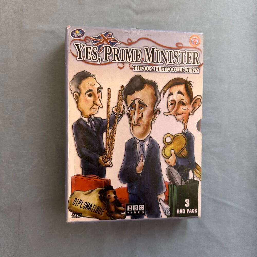 Yes Prime Minister Complete Collection DVD BBC 3 Disc Set British Comedy Series